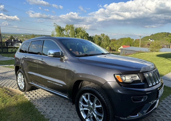 Jeep Grand Cherokee cena 114000 przebieg: 123600, rok produkcji 2014 z Andrychów małe 742